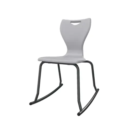 En Rock Educational Chair - Size 5 - Black Frame - Cool Grey